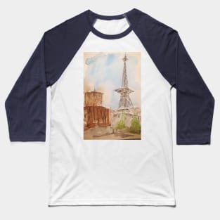 Berliner Funkturm Baseball T-Shirt